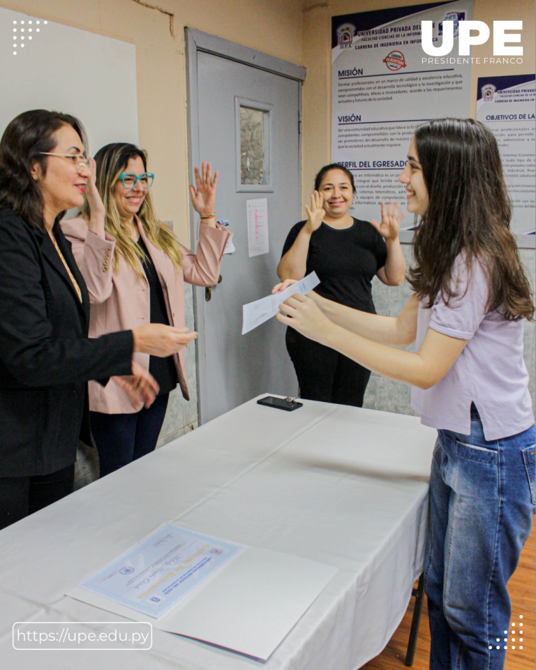 Finaliza el Curso de Lengua de Señas en la UPE: Entrega de certificados